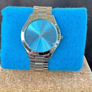 Michael Kors Women's Runway MK3292 Silver Stainless-Steel Watch